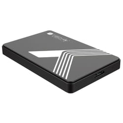 Techly I-CASE USB3-SL25TY Boîtier de disques de stockage Boîtier disque dur/SSD Noir 2.5"