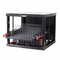 Techly I-CABINET-TRAY14BK, Étagère, Noir, 4U, 19", 48,3 cm (19"), 480 mm
