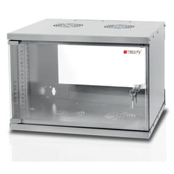 Techly I-CASE EL-1009G32 étagère 9U Rack monté sur le mur Gris