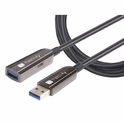 Techly ICOC U3AMF-HY-010, 10 m, USB A, USB A, USB 3.2 Gen 1 (3.1 Gen 1), 5000 Mbit/s, Noir