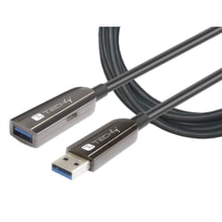 Techly ICOC U3AMF-HY-010 câble USB 10 m USB 3.2 Gen 1 (3.1 Gen 1) USB A Noir