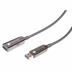 Techly ICOC U3AMF-HY-010 câble USB 10 m USB 3.2 Gen 1 (3.1 Gen 1) USB A Noir