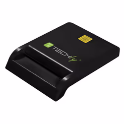 Techly I-CARD CAM-USB2TYC lecteur de cartes à puce Intérieure USB USB 2.0 Noir