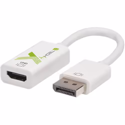 Techly IADAP DP-HDMI2F60, 0,15 m, DisplayPort, HDMI, Mâle, Femelle, Droit