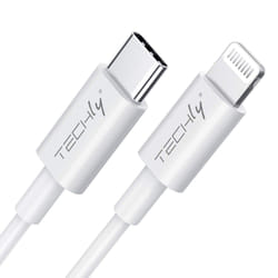 Techly ICOC APP-8BUC10T câble Lightning 1 m Blanc