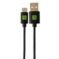 Techly ICOC MUSB20-CMAM05T câble USB 0,5 m USB 2.0 USB A USB C Noir