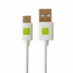 Techly ICOC MUSB20-CMAM10TW, 1 m, USB A, USB C, USB 2.0, 480 Mbit/s, Blanc