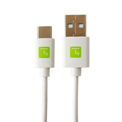 Techly ICOC MUSB20-CMAM10TW câble USB 1 m USB 2.0 USB A USB C Blanc