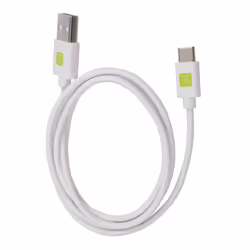 Techly ICOC MUSB20-CMAM10TW câble USB 1 m USB 2.0 USB A USB C Blanc
