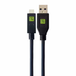 Techly ICOC MUSB31-CMAM10T, 1 m, USB A, USB C, USB 3.2 Gen 1 (3.1 Gen 1), 5000 Mbit/s, Noir