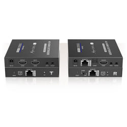 Techly IDATA-EXT-676 Émetteur et récepteur AV Noir