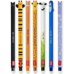 Lot de 7 stylos gel effaçables Legami