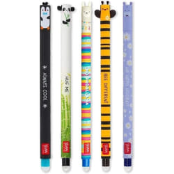 LEGAMI Lot de 5 stylos gel effaçables avec encre thermosensible