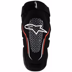 Paire de Genouillères VTT Alpinestars 2015 Alps 2 Noir-Blanc-Rouge