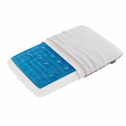 Technogel DUH1-TG-DL07N, 66 x 40 cm, mousse, Rectangulaire, Blanc, Monochromatique, Polyester