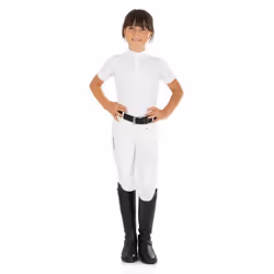 Pantalon équitation de concours fille Equestro Kasumi