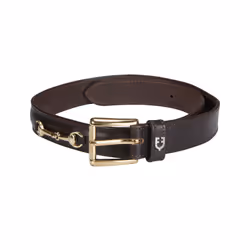 Ceinture en cuir avec détails filetés Equestro