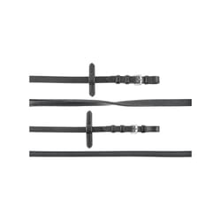 Rênes pour cheval de dressage double cuir lisse Supreme
