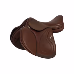 Selle d'obstacle pour cheval double cuir Supreme Los Angeles