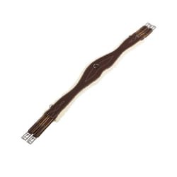 Sangle de selle en cuir d'agneau synthétique Equestro