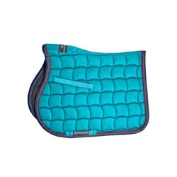 Tapis de selle de saut avec passementerie contrastée pour cheval Equestro