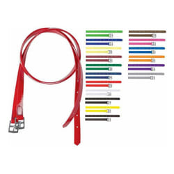 Taglia unica, Jaune: Supports en biothène avec boucles en acier inoxydable de différentes couleurs