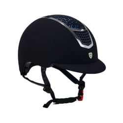 Casque d'équitation Equestro Eclipse Stone Mat Rowel Fitting