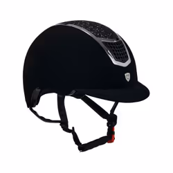 Casque d'équitation Equestro Eclipse Stone Mat Rowel Fitting