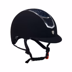 Casque d'équitation Equestro Eclipse Stone Mat Rowel Fitting