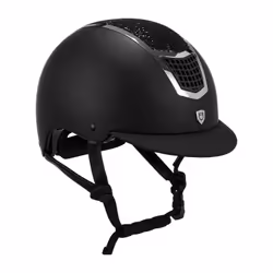Casque d'équitation Equestro Eclipse Stone Mat Rowel Fitting