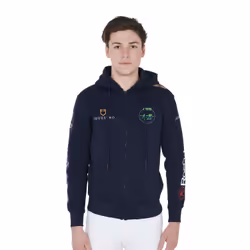 Sweatshirt à capuche Equestro Multilogo