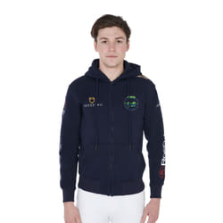 Sweatshirt à capuche Equestro Multilogo