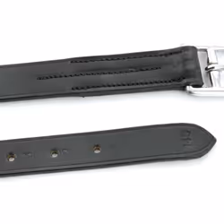 Etriers anglais en cuir avec New Life avec boucles en acier inoxydable Longueurs : 120 à 155 cm Couleurs : brun (brun foncé), ...