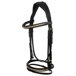 Bridons équitation anatomique pour cheval en caoutchouc Supreme