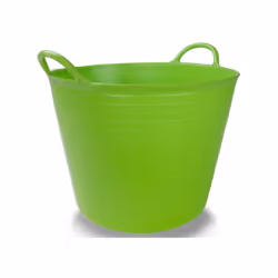 Seau en plastique souple d'environ 25 litres avec poignées Couleurs : rouge, jaune, bleu royal, noir, fuchsia. En cas de préf ...