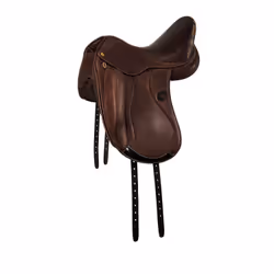 Selle mixte pour cheval à troussequin inclinée de dressage Acavallo Mantegna