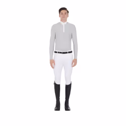 Polo d'équitation technique manches longues Equestro