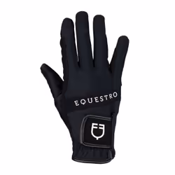 Gants d'équitation en tissu technique Equestro