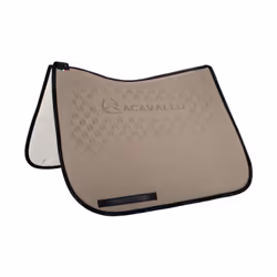 Tapis de dressage pour cheval avec coussin en dessous en fibre bamboo Acavallo Lycra Gel Grip