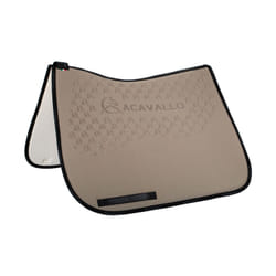 Tapis de dressage pour cheval avec coussin en dessous en fibre bamboo Acavallo Lycra Gel Grip