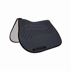 Tapis de selle pour cheval avec coussin en dessous en fibre bamboo Acavallo Lycra Gel Grip