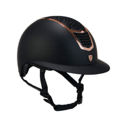 Casque d'équitation Equestro Eclipse Stone Mat Rowel Fitting