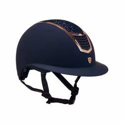 Casque d'équitation Equestro Eclipse Stone Mat Rowel Fitting