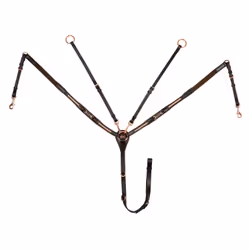 Collier de chasse avec fourche en cuir Supreme