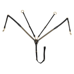 Collier de chasse en cuir à fourche en laiton Supreme