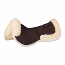 Amortisseur pour cheval en coton avec poches et peau de mouton Equestro