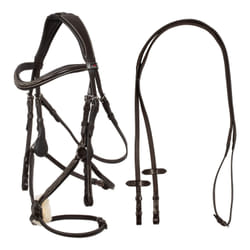 Bridons équitation anatomique pour cheval mexicaine avec muserolle Supreme