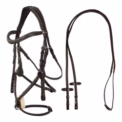 Bridons équitation anatomique pour cheval mexicaine avec muserolle Supreme