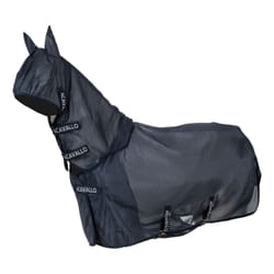 Couverture anti-mouches pour cheval avec couvre-cou et masque Acavallo