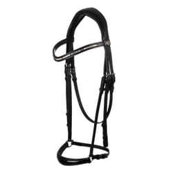 Bridon équitation anatomique en cuir Acavallo Dama